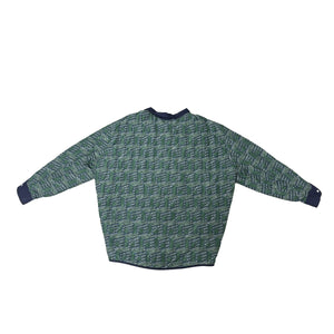 DELADA - Reversible Shirt/ Bomber Jacket - AW21 - PRINT GREEN